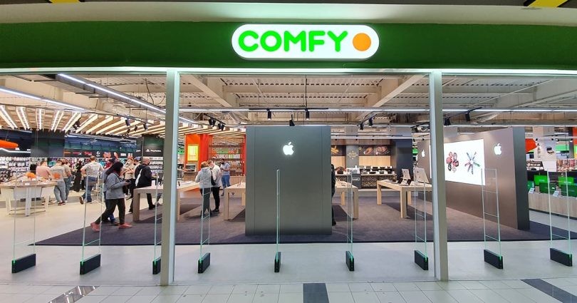 Comfy (семья Ронис) открыл крупнейший Apple shop в Украине