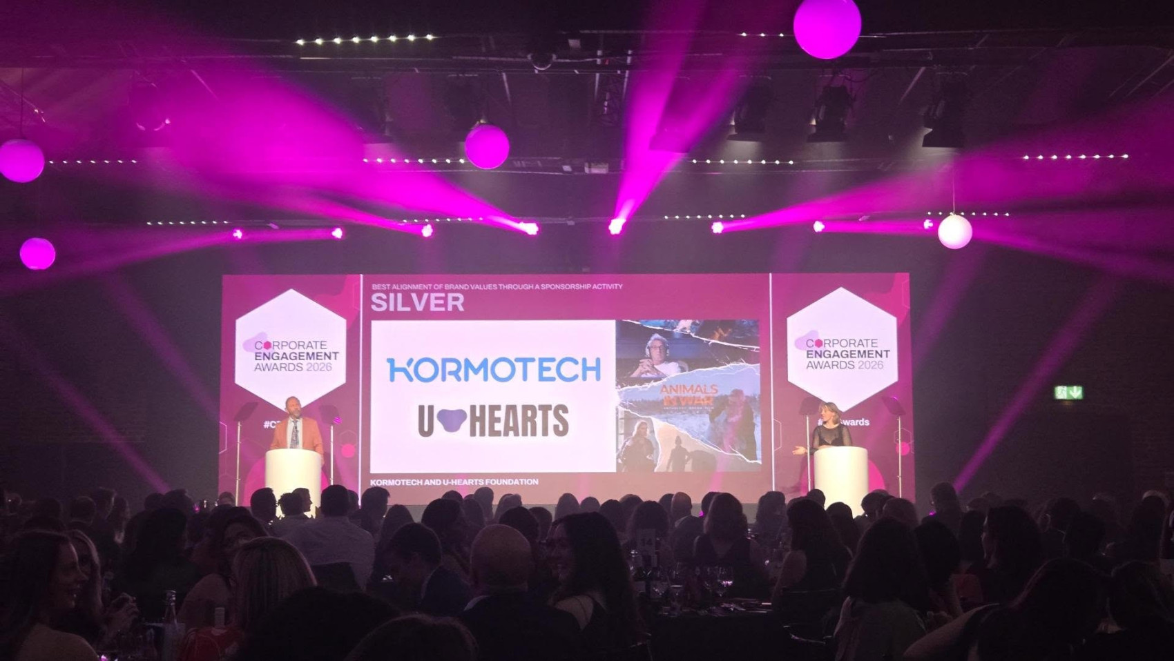 Kormotech та U-Hearts Foundation здобули срібну нагороду Corporate Engagement Awards 2026 у Лондоні